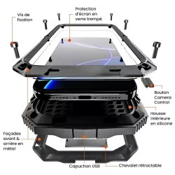 iPhone 17 Pro | Coque Intégrale Antichoc R-JUST Alphacell