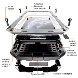 iPhone Air | Coque Intégrale Antichoc R-JUST Alphacell