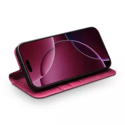 iPhone Air | Étui QIALINO Croco en Cuir Véritable