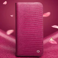 iPhone Air | Étui QIALINO Croco en Cuir Véritable