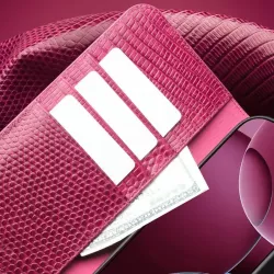 iPhone Air | Étui QIALINO Croco en Cuir Véritable