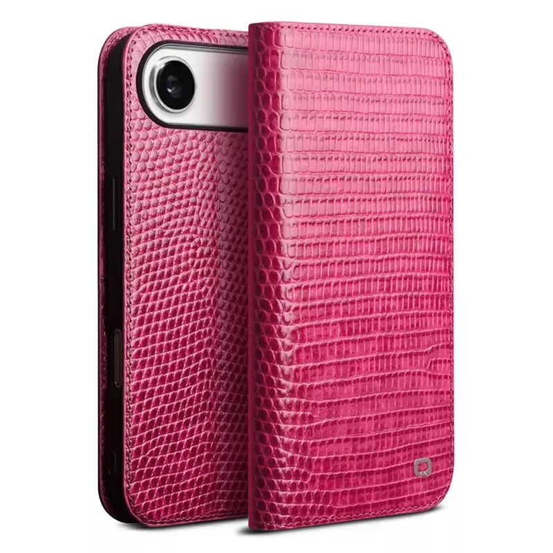 iPhone Air | Étui QIALINO Croco en Cuir Véritable