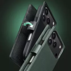 iPhone Air | Étui QIALINO Business en Cuir Véritable