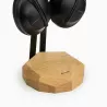 Support Casque AirPods Max BEWOOD en Chêne avec Chargeur Qi