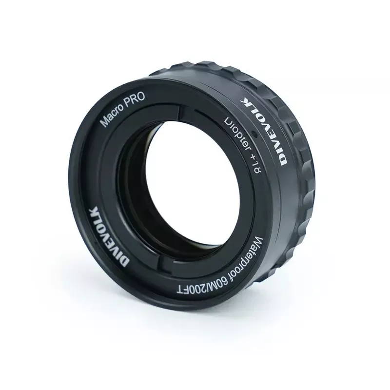 Objectif Macro +18 DIVEVOLK pour Caisson Étanche SeaTouch