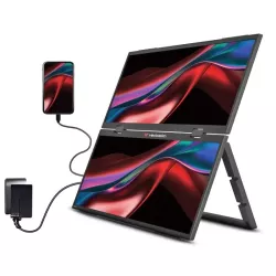 Moniteur à Double Écran VERBATIM Essentials 2 x 15,6'' FHD