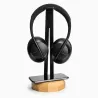Support Casque AirPods Max BEWOOD en Chêne avec Chargeur Qi