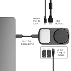 Station de Charge 7-en-1 ENERGEA WiDock Plus Qi2
