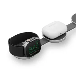 Chargeur Induction Pliable ENERGEA AluMag Trio Qi2