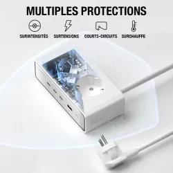 Multiprise GaN 4SMARTS 6-en-1