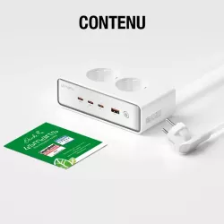 Multiprise GaN 4SMARTS 6-en-1