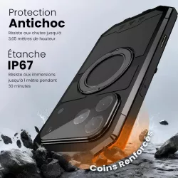 iPhone 17 Pro Max | Coque Intégrale Étanche R-JUST Alpha Plus