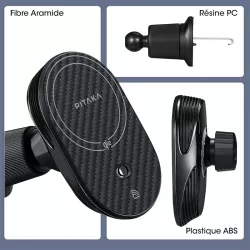 Chargeur de Voiture PITAKA MagEZ Pro 2 Qi2 MagSafe