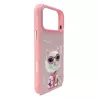 iPhone 17 Pro Max | Coque Brodée NIMMY Cool Cute Pink Cat