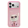 iPhone 17 Pro | Coque Brodée NIMMY Cool Cute Pink Cat