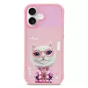 iPhone 17 | Coque Brodée NIMMY Cool Cute Pink Cat