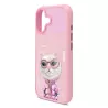 iPhone 17 | Coque Brodée NIMMY Cool Cute Pink Cat