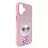 iPhone 17 | Coque Brodée NIMMY Cool Cute Pink Cat
