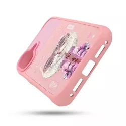 iPhone 17 | Coque Brodée NIMMY Cool Cute Pink Cat