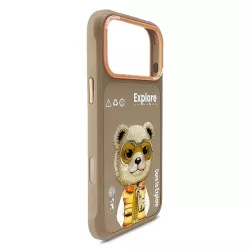 iPhone 17 Pro | Coque Brodée NIMMY Cool Cute Bear