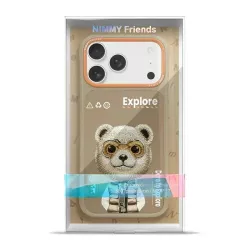 iPhone 17 Pro | Coque Brodée NIMMY Cool Cute Bear