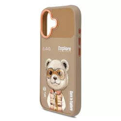 iPhone 17 | Coque Brodée NIMMY Cool Cute Bear