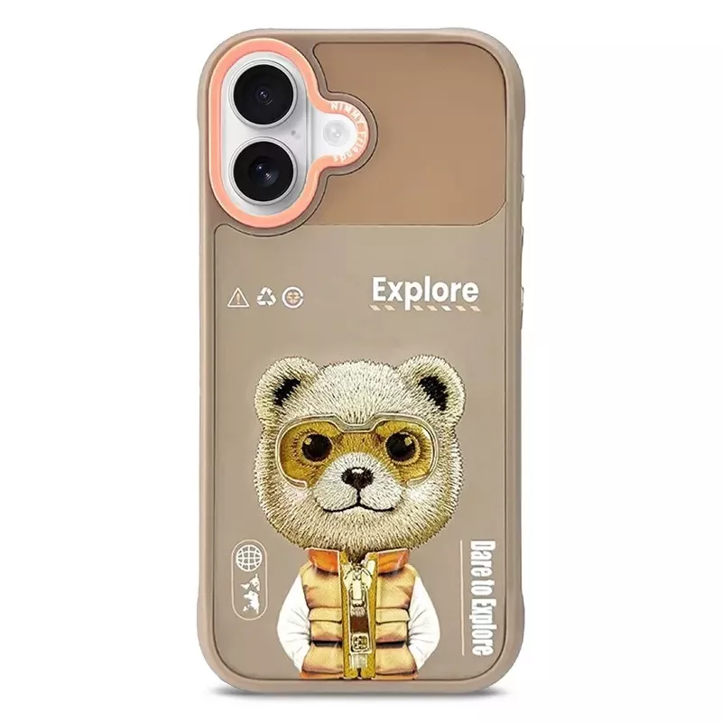 iPhone 17 | Coque Brodée NIMMY Cool Cute Bear