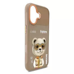 iPhone 17 | Coque Brodée NIMMY Cool Cute Bear