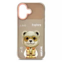 iPhone 17 | Coque Brodée NIMMY Cool Cute Bear
