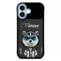 iPhone 17 | Coque Brodée NIMMY Cool Cute Wolf