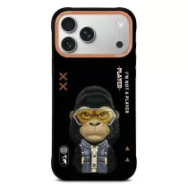 iPhone 17 Pro | Coque Brodée NIMMY Cool Cute Gorilla