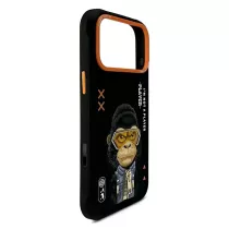 iPhone 17 Pro | Coque Brodée NIMMY Cool Cute Gorilla
