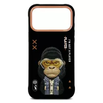 iPhone 17 Pro | Coque Brodée NIMMY Cool Cute Gorilla