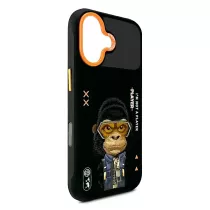iPhone 17 | Coque Brodée NIMMY Cool Cute Gorilla