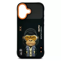iPhone 17 | Coque Brodée NIMMY Cool Cute Gorilla