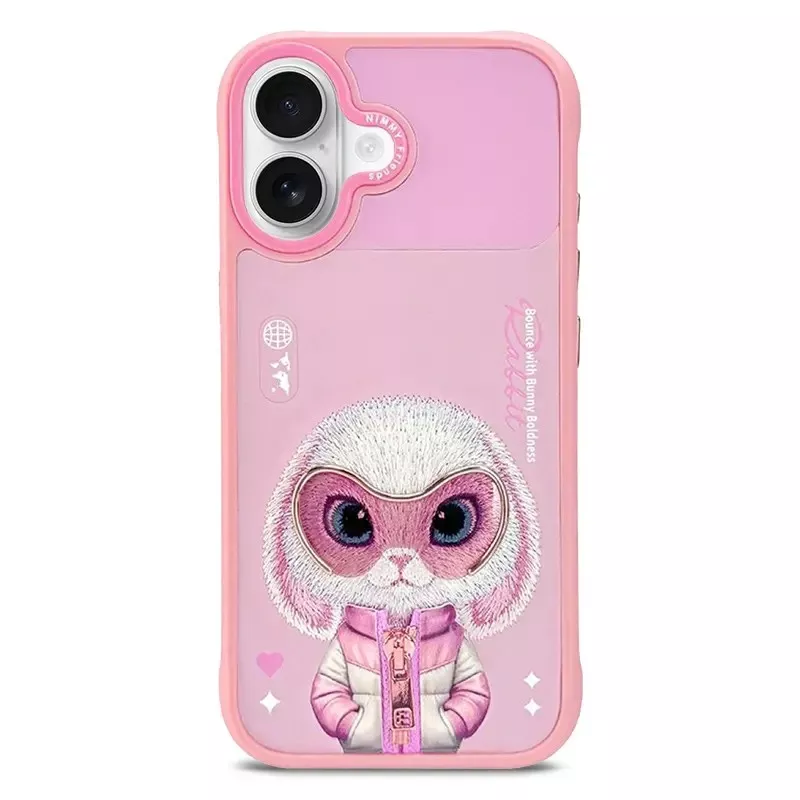 iPhone 17 | Coque Brodée NIMMY Cool Cute Rabbit