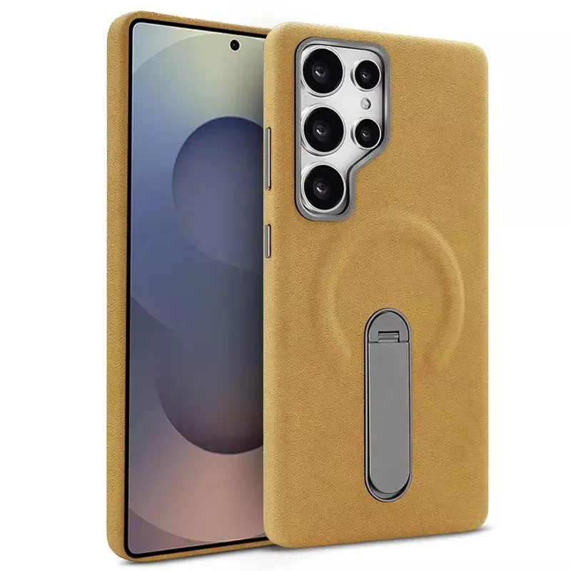 Galaxy S25 Ultra | Coque VIETAO Cuir PU MagSafe Support 360°