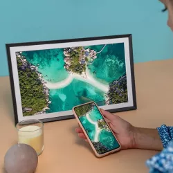 Cadre Photo Numérique AgfaPhoto Realiview – 15,6", Tactile, WiFi