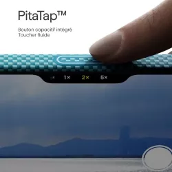 iPhone 17 Pro | Coque MagSafe PITAKA Glints of Gold Lucid Blue