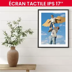 Cadre Photo Numérique AgfaPhoto Realiview – 17", Tactile, WiFi