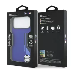 iPhone 17 Pro Max – Coque MagSafe BMW M Silicone Liquide Bleu