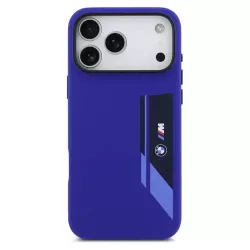 iPhone 17 Pro – Coque MagSafe BMW M Silicone Liquide Bleu