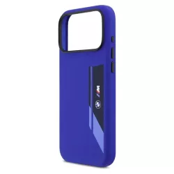 iPhone 17 Pro – Coque MagSafe BMW M Silicone Liquide Bleu