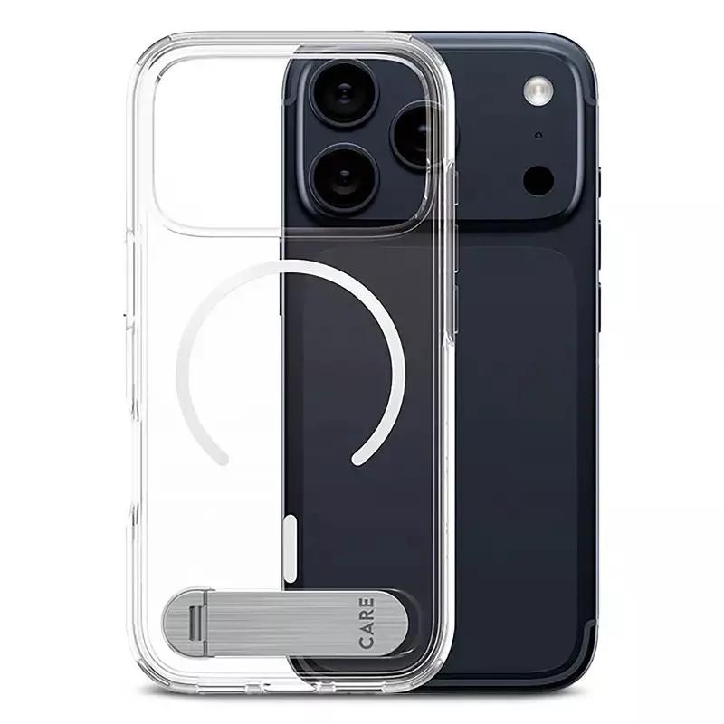 iPhone 17 Pro | Coque MagSafe PanzerGlass Kickstand Transparente