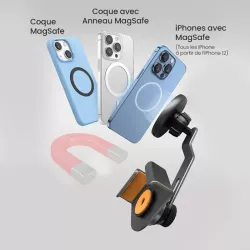 Support Chargeur Écran 4SMARTS Screen Mount Qi2 MagSafe