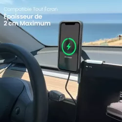 Support Chargeur Écran 4SMARTS Screen Mount Qi2 MagSafe