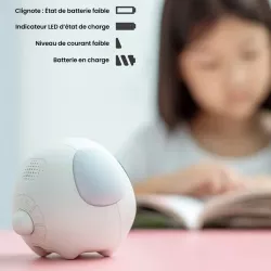 Réveil EmoJi avec Fonction Snooze et Veilleuse LED