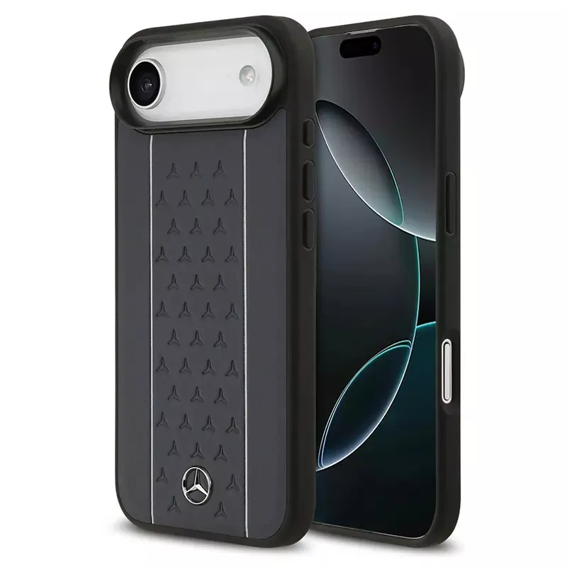 iPhone Air | Coque MagSafe MERCEDES Stars Cuir Véritable