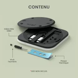 Boîtier SSD NVMe USB4 SATECHI pour Stockage Externe
