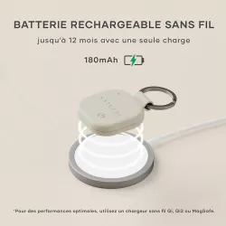 Traqueur Porte-Clés SATECHI FindAll™ en Cuir Végan